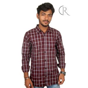 Check shirt for men, Orinio a lifestyle brand of fashion