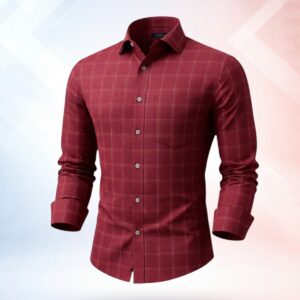 Mens Full sleeve Check Formal Shirt- Munich