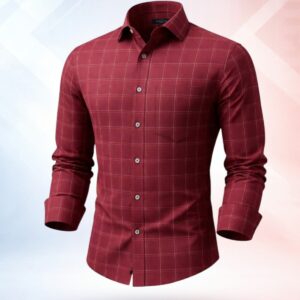 Mens Full sleeve Check Formal Shirt- Munich