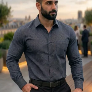 Mens Full sleeve Printed Formal Shirt- Zento (MFPS111)