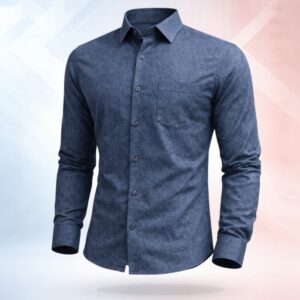 Mens Full sleeve Printed Formal Shirt- Zento