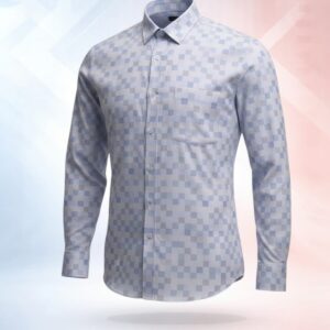 Mens Full sleeve Check Formal Shirt- Synix
